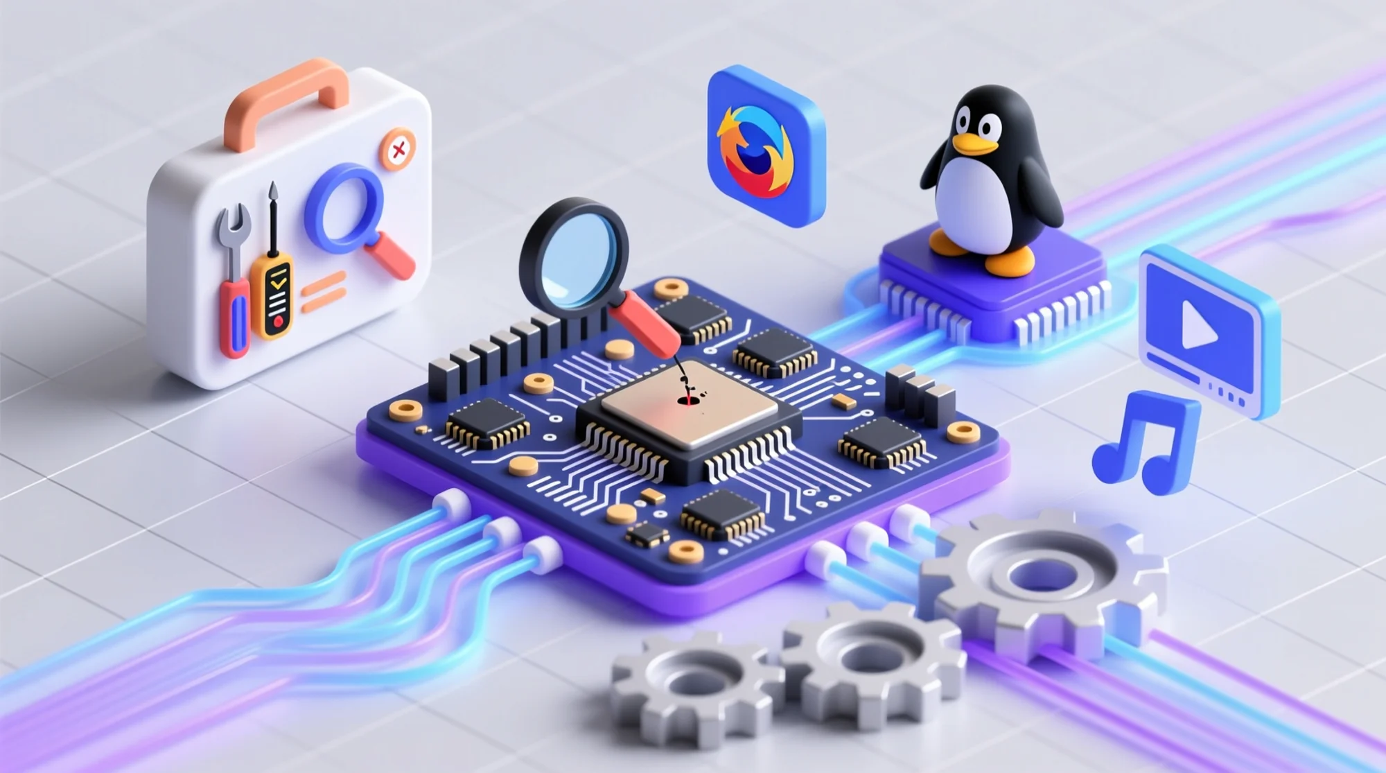 Featured image for Linux 桌面系统故障排查指南（零） - 组件概览